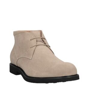 TOD's ankle suede boots in beige size 37